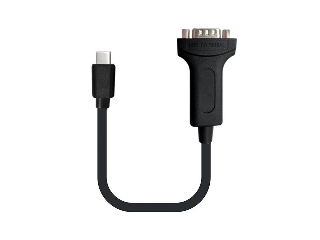 PremiumCord Konvertor USB 3.1 (typ C) na RS232/ 20cm/ černý ku31-232A