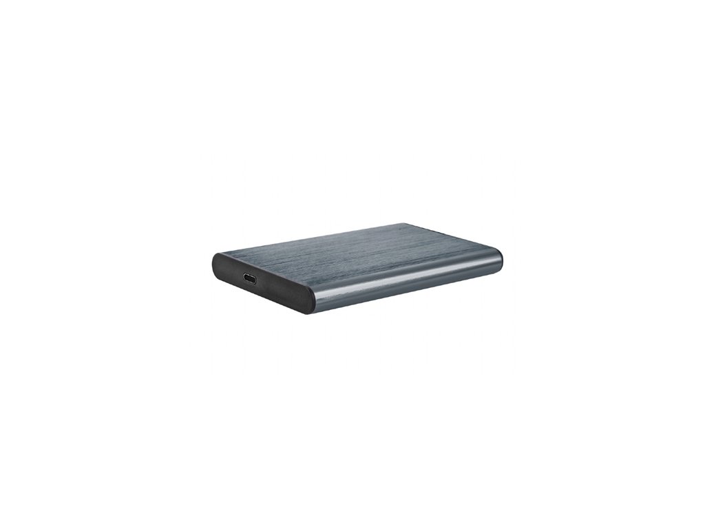 Externý box GEMBIRD pre 2,5" disky, USB 3.1, Type-C, brúsený hliník, šedý EE2-U3S-6-GR