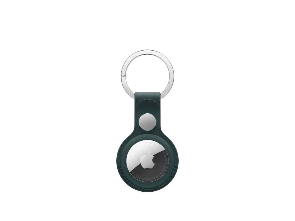 AirTag FineWoven Key Ring - Dark Green MA7J4ZM/A