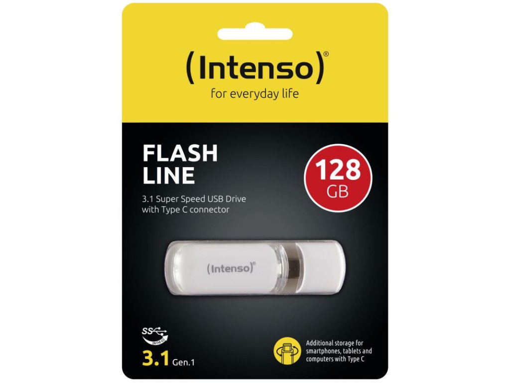 INTENSO - 128GB Flash Line Type C USB 3.1 3538491 3538491