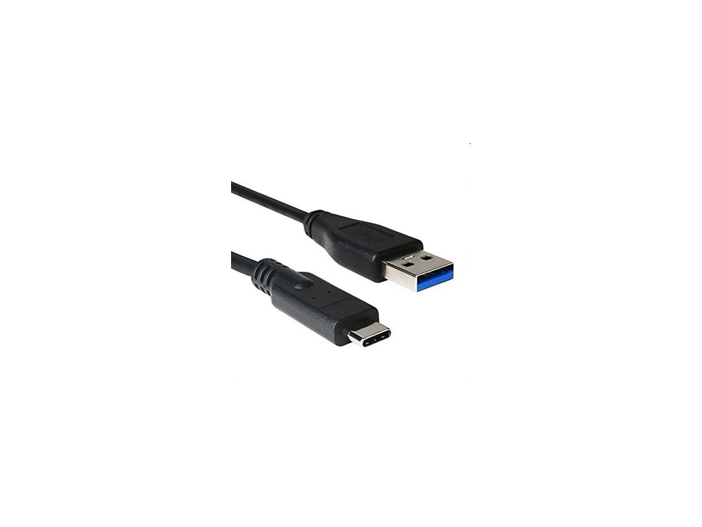 Kábel C-TECH USB 3.0 AM na Type-C kábel (AM/CM), 1m, čierny CB-USB3C-10B