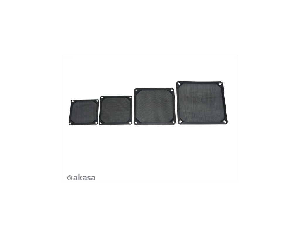AKASA 14cm Aluminium fan filter GRM140-AL01-BK