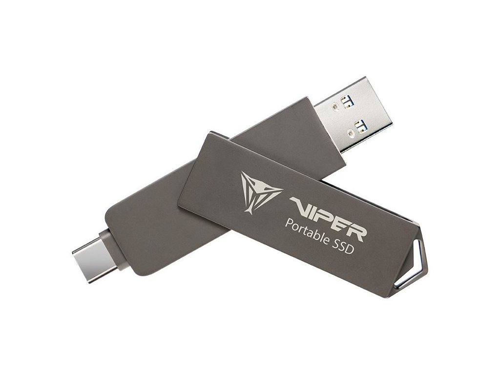 PATRIOT Viper Portable PVP30 SSD 2TB Type A+C / USB 3.2 Gen 2 / šedá PVP302TB28UDG