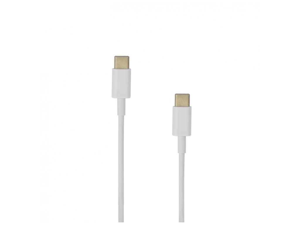 SBOX Kábel USB Type C/Type C 1m, wht USB-TYPEC-TYPEC-1
