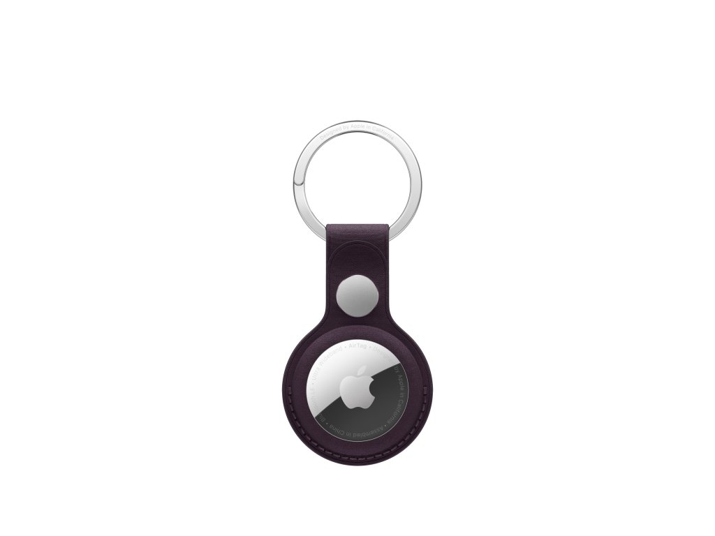 AirTag FineWoven Key Ring - Blackberry MA7K4ZM/A