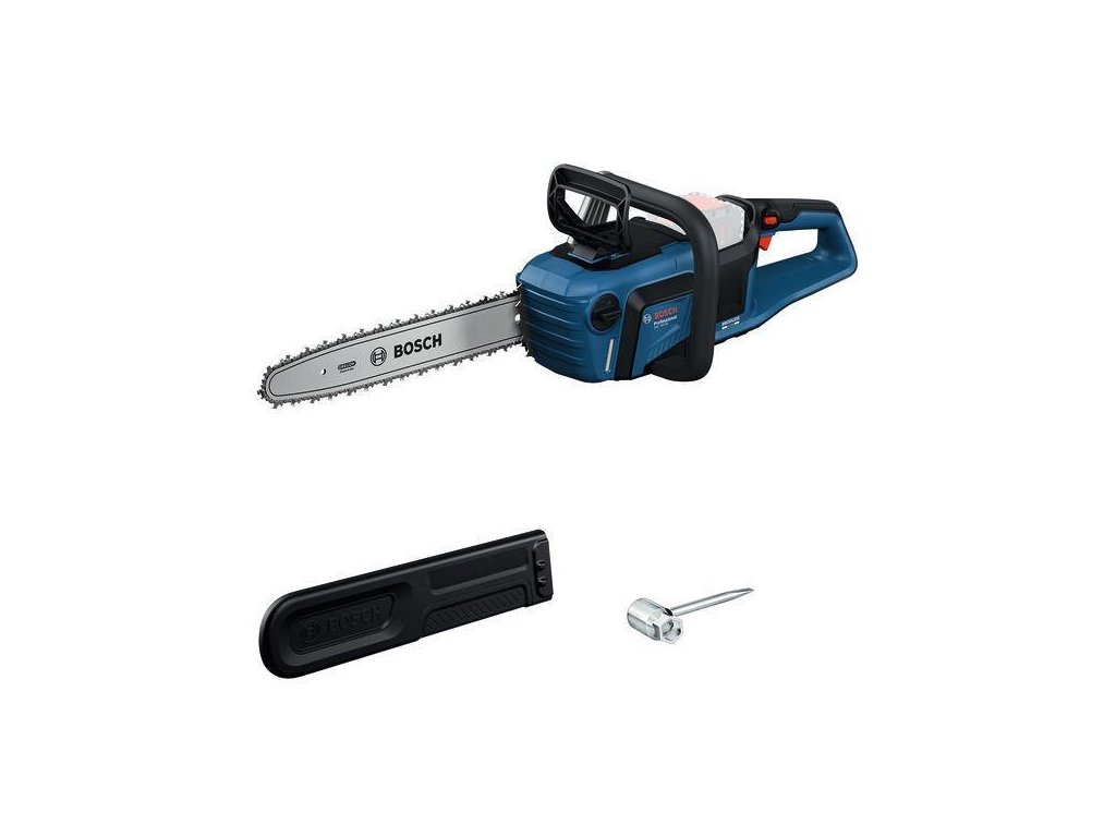 Bosch GKE 18V-40 řetězová pila, rychlost řetězu 12.40 m/s, BITURBO, kryt řetězu, 40cm lišta 06008D3000