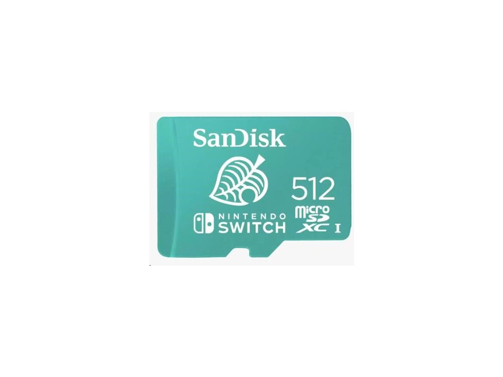 Karta SanDisk MicroSDXC 512 GB pre Nintendo Switch (R:100/W:90 MB/s, UHS-I, V30,U3, C10, A1) licencovaný produkt,Super SDSQXAO-512G-GNCZN
