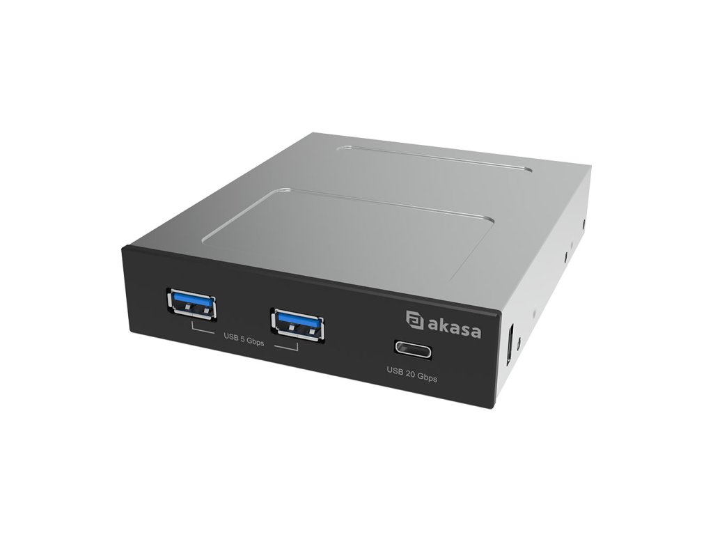 AKASA USB hub USB 20Gbps + 2x 5Gbps Type-A AK-ICR-36