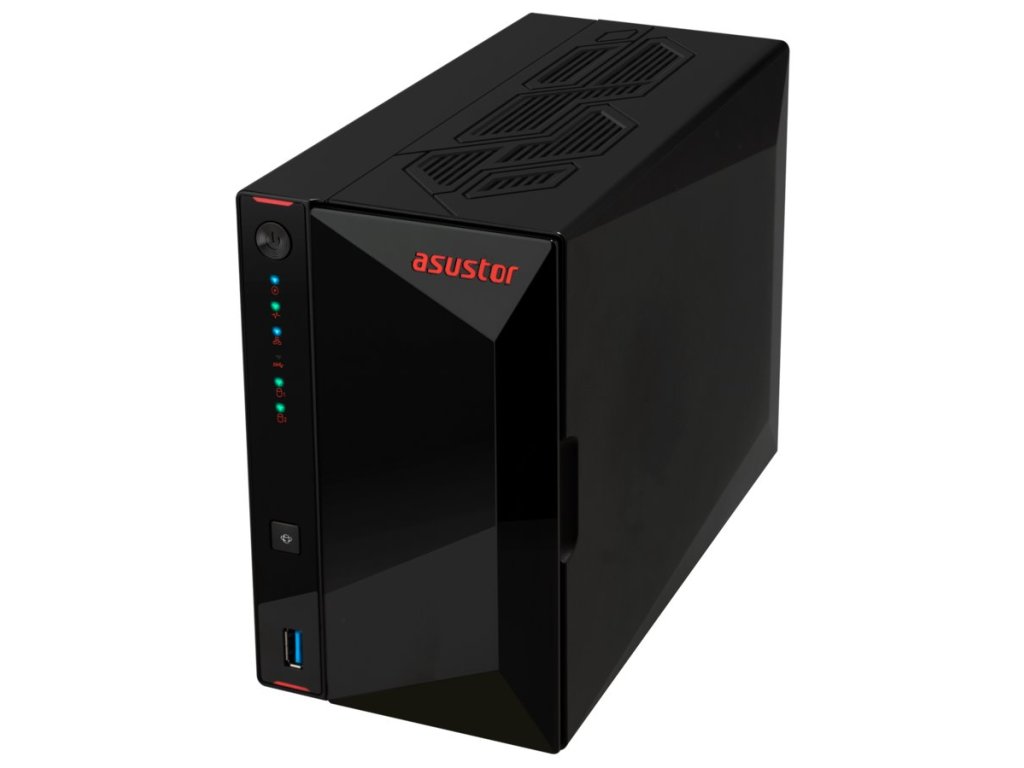 Asustor Nimbustor 2 Gen2 AS5402T 2 Bay NAS, Quad-Core 2.0GHz CPU, Dual 2.5GbE Ports, 4GB DDR4, 4x M.2 SSD Slots AS5402T