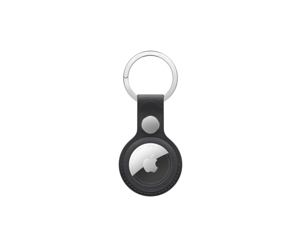 AirTag FineWoven Key Ring - Black MA7G4ZM/A