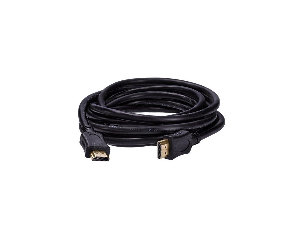 Solight HDMI kábel s Ethernetom, HDMI 2.0 A konektor - HDMI 2.0 A konektor, blister, 3m SSV1223