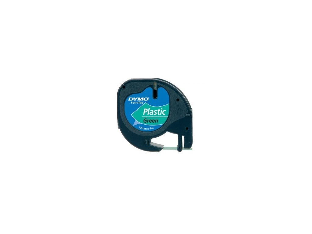 páska DYMO 59425 LetraTag Green Plastic Tape (12mm) S0721690/590/640