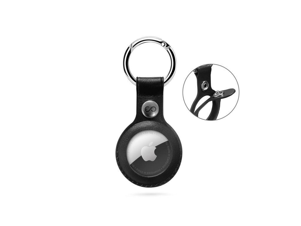 AIRTAG PULEATHER 01 BLACK s