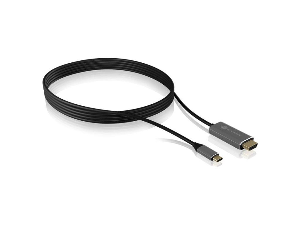 RAIDSONIC ICY BOX Kábel USB Type-C do HDMI 1,8m IB-CB020-C