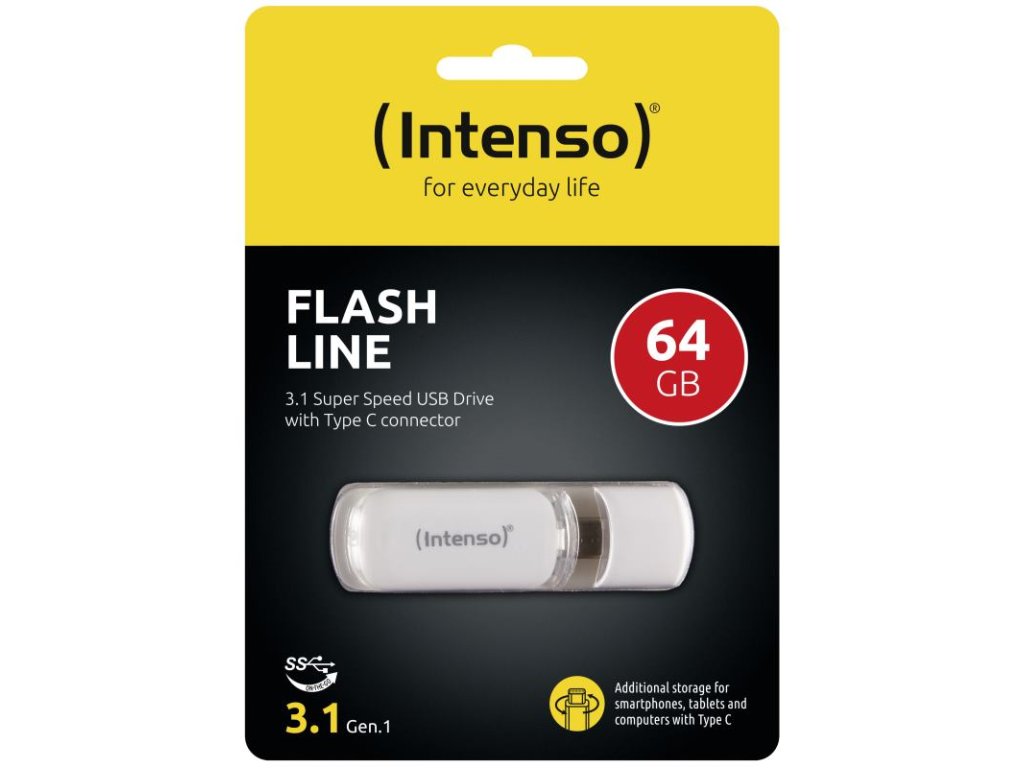 INTENSO - 64GB Flash Line Type C USB 3.1 3538490