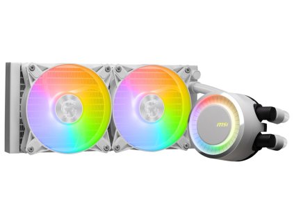 MSI vodní chladič CPU MAG Core Liquid E240 WHITE/ 2x 120mm ARGB fan/ podpora LGA1700/ bílý 306-7ZW5E21-C24