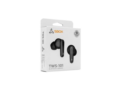 SBOX EB-TWS101-B, Bluetooth slúchadlá, black EB-TWS101-B