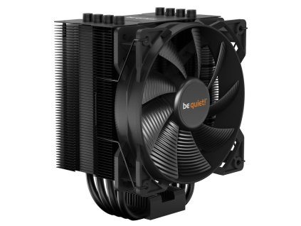 Be quiet! / chladič CPU PURE ROCK 2 Black/ socket AMD i Intel / 150TDP / 120mm fan / 4x Heatpipe / BK007