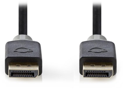 NEDIS DisplayPort 1.4 kabel/ DisplayPort zástrčka – DisplayPort zástrčka/ 8K/ antracitový/ box/ 2m CCBW37014AT20