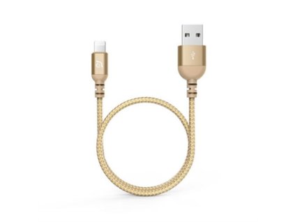 Adam Elements kábel PeAk III 120B Lightning to USB 1,2m - Gold AEACBAD3AL120BGD