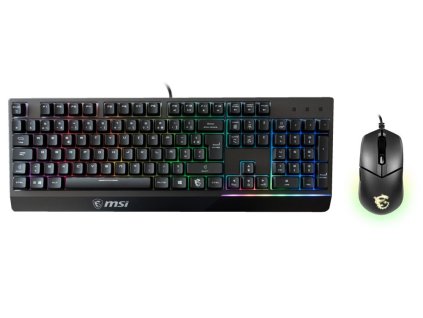 MSI herní set klávesnice s myší VIGOR GK30 COMBO/ drátový/ RGB podsvícení/ USB/ CZ+SK layout S11-04CS601-CLA