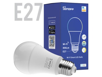 SONOFF B02-BL, eWeLink Smart Žiarovka E27, W/C B02-BL-A60