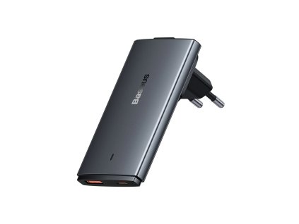 Baseus Nabíječka do sítě GaN5 Pro Ultra Slim USB-C/USB-A 65 W šedá 6932172618353