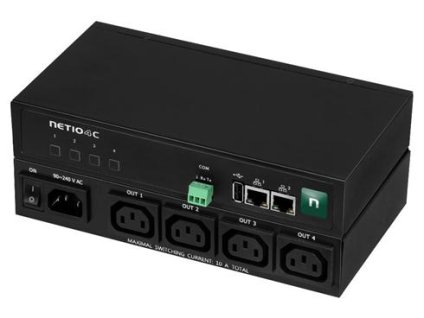NETIO PowerPDU 4C EU 4xIEC320 C13, měření el.hodnot, 2xLAN, seriál, SCZ, IOC, API, IP Watchdog, LUA PPDU-4CEU