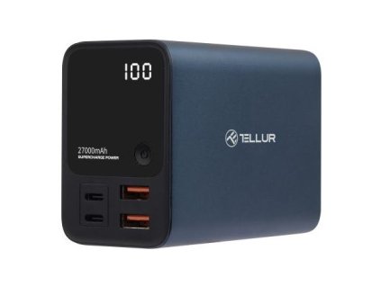 TELLUR PD903, 27000mAh Powerbank, 2xUSB, 2xC TLL158391