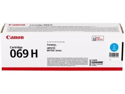 toner CANON CRG-069H cyan i-SENSYS MF752Cdw/754Cdw, LBP673Cdw (5500 str.) 5097C002