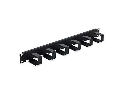 19'' vyväzovací panel 1U 6x háčik 70x27mm sivý kov RAC-VP-X23-A1
