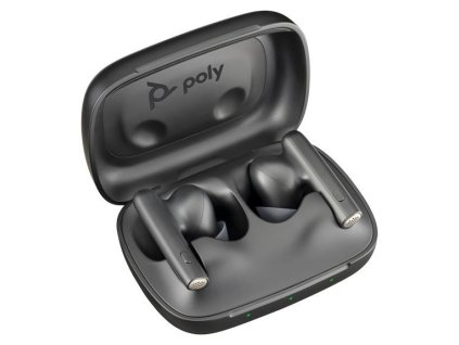 Poly Voyager Free 60 bluetooth headset, BT700 USB-C adaptér, nabíjecí pouzdro, černá 7Y8H4AA