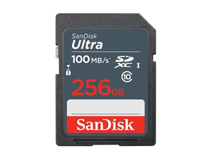 SanDisk Ultra SDXC 256 GB 100 MB/s Class 10 UHS-I SDSDUNR-256G-GN3IN