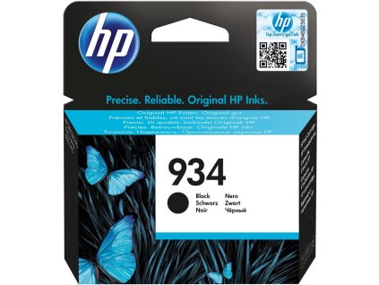 HP inkoustová kazeta 934 černá C2P19AE originál C2P19AE