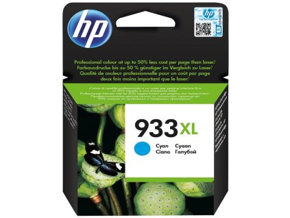 HP inkoustová kazeta 933XL azurová CN054AE originál CN054AE