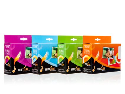 PRINTLINE Multipack kompatibilní s HP 364XL / pro Photosmart B8550 , C5380 / 1 x 23 ml + 3 x 13 ml, C,M,Y,BK, čip PLMH01