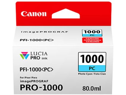 Canon PFI-1000 PC, foto azúrový 0550C001