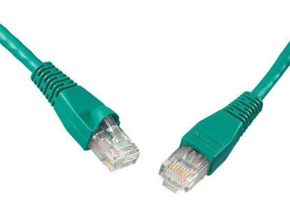 SOLARIX patch kábel CAT6 UTP PVC 2m zelený snag-proof 28650209