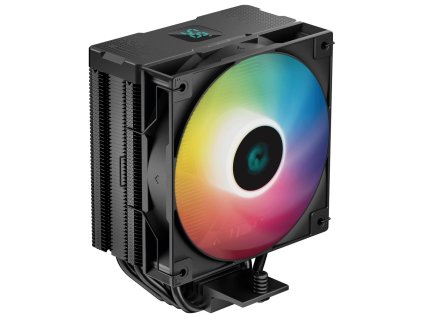 DEEPCOOL chladič AG400 Digital / 120mm fan ARGB / 4x heatpipes / PWM / pro Intel i AMD / černý R-AG400-BKADMN-G-1