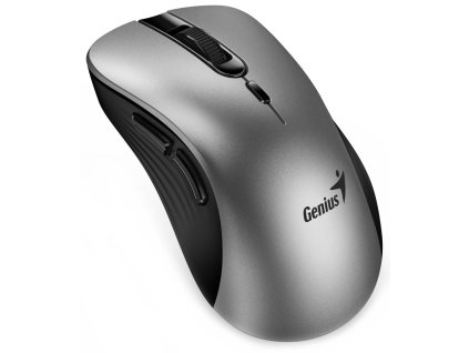 GENIUS Ergo 8100S AI Silver Grey/ 1600 dpi/ bezdrátová/ Copilot/ 6tlačítek/ tichá/ střibrnošedá 31030040404