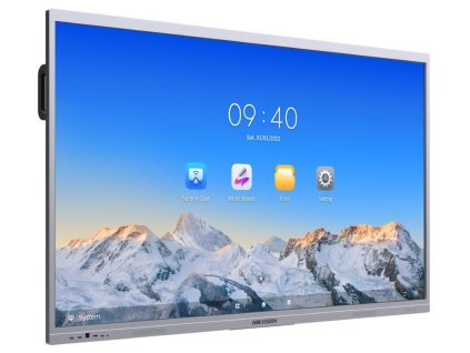 HIKVISION interaktivní dotykový panel 65", 4K, 45points touch ,Android 12 OTA to Android 13, 8+128GB DS-D5C65RB/A
