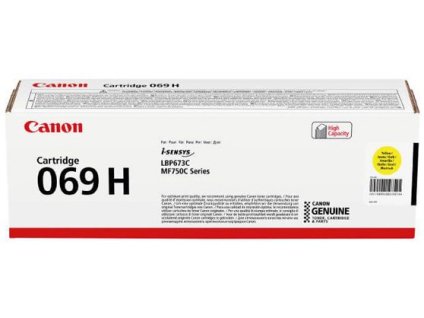 toner CANON CRG-069H yellow i-SENSYS MF752Cdw/754Cdw, LBP673Cdw (5500 str.) 5095C002