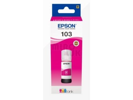 kazeta EPSON ecoTANK 103 Magenta - 65 ml (7500 str.) C13T00S34A