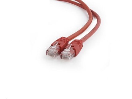 Gembird patch kábel Cat6 UTP, 2 m, červený PP6U-2M/R