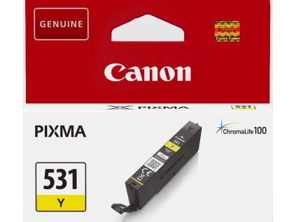 kazeta CANON CLI-531Y yellow PIXMA TS8750/TS8751 (515 str.) 6121C001