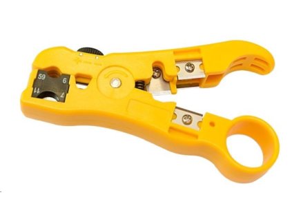 Stripovací nástroj UTP/STP, RG59/6, RG11/7, ploché telefeonní kabely LX-59