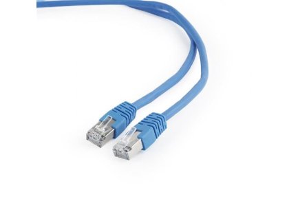 Gembird patch kábel Cat6 FTP, 3 m, modrý PP6-3M/B