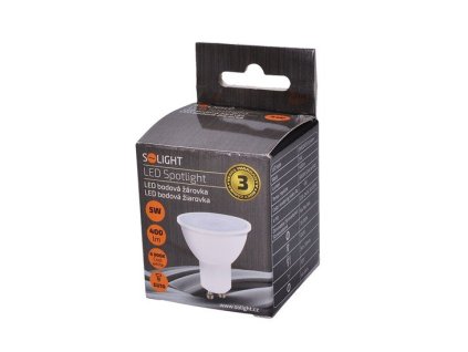 Solight LED žiarovka, bodová , 3W, GU10, 3000K, 260lm, biela WZ314A-1