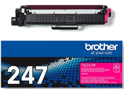 toner BROTHER TN-247 Magenta HL-L3210CW/L3270CDW, DCP-L3510CDW/L3550CDW, MFC-L3730CDN/L3770CDW (2300 str.) TN247M