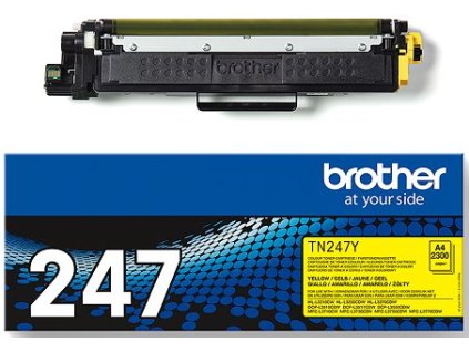toner BROTHER TN-247 Yellow HL-L3210CW/L3270CDW, DCP-L3510CDW/L3550CDW, MFC-L3730CDN/L3770CDW (2300 str.) TN247Y